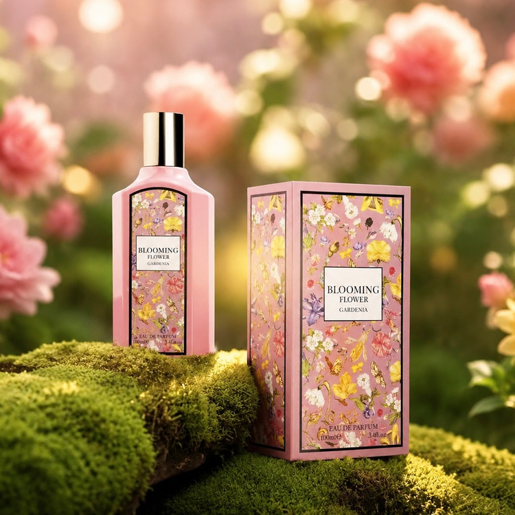 ادکلن ادوپرفیوم زنانه فرگرانس ورد بلومینگ فلاور گاردنیا حجم ۱۰۰ میل مشابه گوچی فلورا گاردنیا
