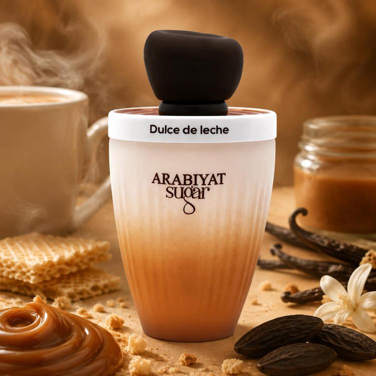 ادکلن ادوپرفیوم یونیسکس عربیات شوگر دولسه د لچه حجم ۱۰۰ میل